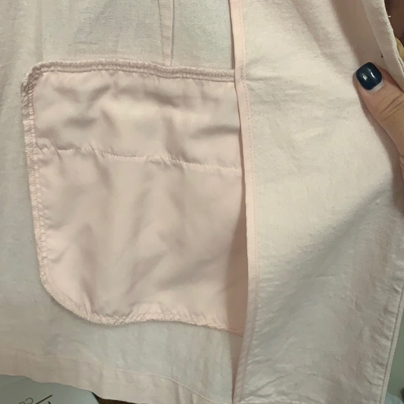 Old Navy Pink Linen Blazer - Picture 6 of 12